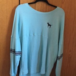 Pink Victoria Secret LARGE crewneck sweater